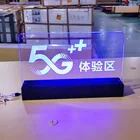 5G Sign Display Advertising Acrylic Table Stand