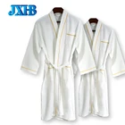 Comfortable Soft Warm Cotton Waffle Quick Dry Women Man Bathrobe