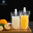 Spout Pouch Drink Pouches Wholesale Cheaper Price Transparent 700ml Doypack Spout Drink Pouch With Free Funnel