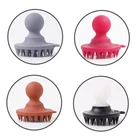 New trendy silicone head scratch massage shower shampoo hair cleaning head scalp massager