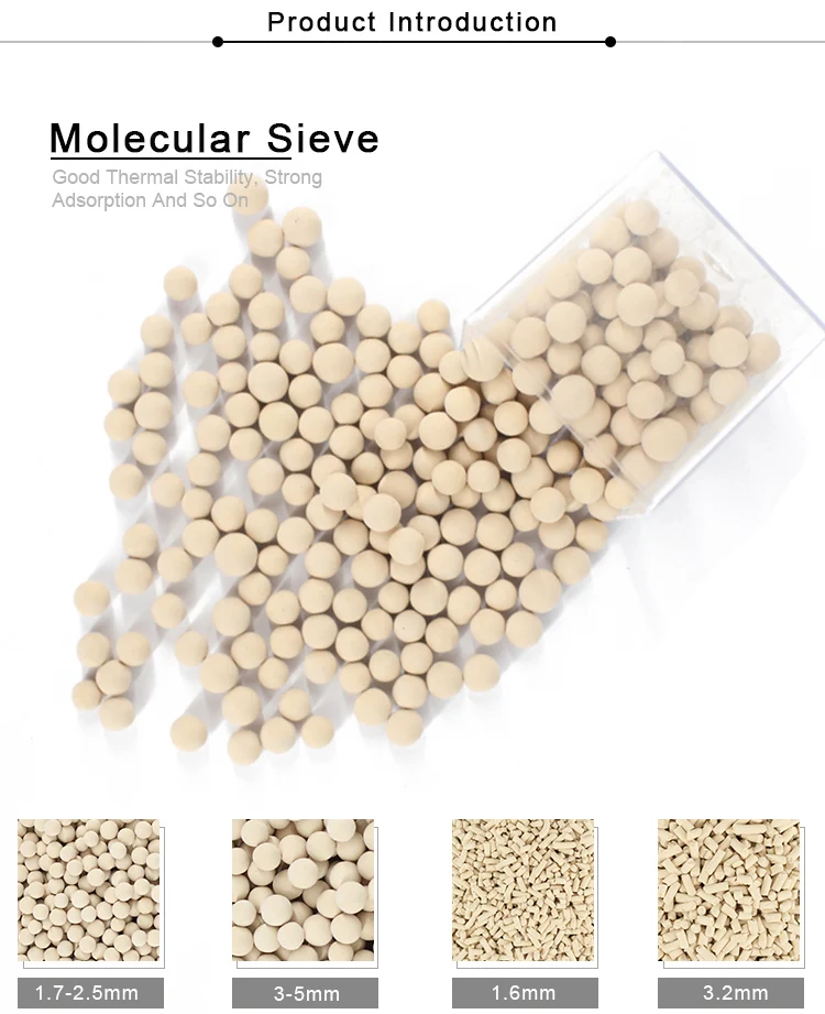 zeolite 5a molecular sieve for hydrogen generator absorbent 5a molecular sieve pellet