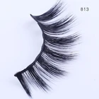 Factory wholesale 2019 new long natural false mink eyelashes 3d