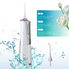 Oral Irrigator USB Rechargeable Water Flosser Portable Dental Water Jet 145ML Water Tank Waterproof Teeth Cleaner