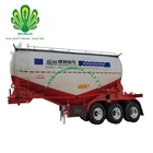 3 Axles V shape Bulker powder transport Grain Animal Feed Silo Tanker Cement Truck Semi Trailers