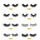 Mink Fur Wholesale Own Brand 100% Handmade 3D 25mm Mink Fur Lashes 3D Fur Mink Lashes False Strip Eyelashes