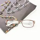 New Fashion Square Frame Spring Foot Chain Old People's Reading Glasses
