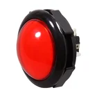 5 Colors 12V LED 100MM flat cover Big Round PC-Plastic cover Push Button for Slot Game Machines