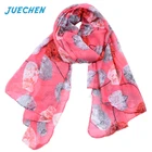 Wholesale Custom Fabric Voile Printing Scarf Hijab Fashion Lady Voile Scarf