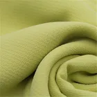 New fashion high quality 100% polyester dubai solid color bubble chiffon fabric