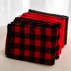 Red Kitchen Towel Redkitchen Towels Kitchen Promotional Reusable Quick Dry Winter Red Plaid Kitchen Towel