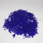 Packaging Customization Bead Irregular Glass Beads China Factory 3-9mm Cobalt Blue Irregular Colored Glass Bead