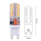 48D G9 5W 2835 350lm NO Flicker silica gel Corn lamp AC85-265V constant current high lumen