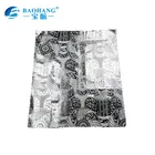 Cotton Fashion Style Cotton African Damask Silver And Gold For Dress