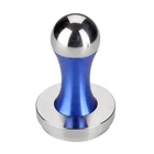 58mm Solid Iron with Chrome Plated Base Coffee Tamper Barista Espresso Hand Tamper Coffee Bean Press