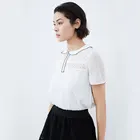 2019 new fashion lace t-shirts stylish women blouse
