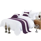 Plain satin king size hotel comforter set hotel duvet cover set Bedding+Set