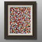 New Handmade Abstract Canvas On Oil Painting 3D Paintings Living Room Decor Wall