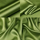 Easy to dye accept printing stock a lot high glossy crepe satin plain home textile