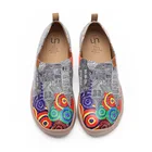 UIN Ladies Fashion Shoes own Brand Art Breathable Microfiber leather Wholesale PU Outsole Comfortable Women Shoes