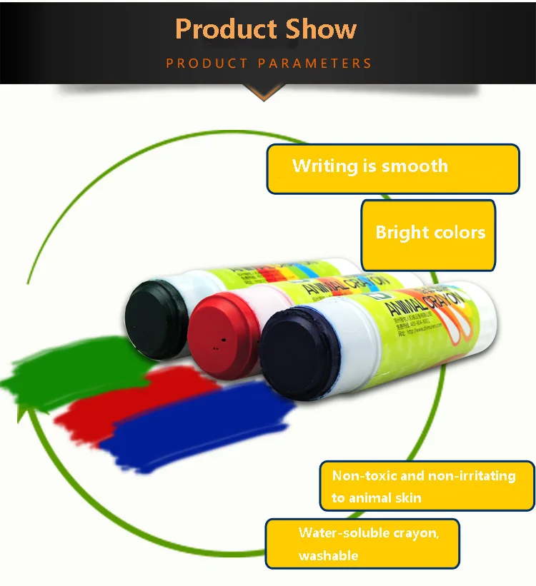 Livestock Crayon Marking Pen Colored Animal Marker Non Toxic Sheep