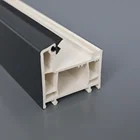 pvc-u perfiles de ventana blanco Color de madera upvc profiles of window white wood color