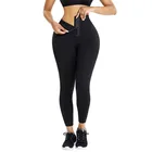 Corset Thicken Plush Butt Lifter Slimming 3 Hooks Corset Waist Trainer Women Leggings Fitness Gym Leggings