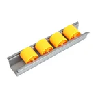 Plastic White or Yellow Wheel Track Industrial China roller List Stainless Steel Roller wheel For Conveyor