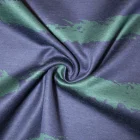 Cotton blend silk yarn 140 gsm knitted jacquard fabric