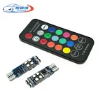 T10 LED W5W Signal Lights RGB T10 Canbus 194 RF 10SMD Remote Control Car Accessories Light Bulbs for Cars