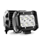 Waterproof Car Accessories 18w Led Fog Work Light Bar Flood Beam 12v 24v 4inch Work Light