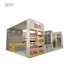 Gift Exhibition Expo IZEXPO 30mins Quick Build 5x8m Modular System Exhibition Stand Expo Stand For Trade Show Gift