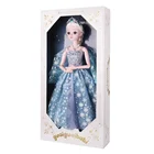 Ice Queen Ice Princess Baby Dolls Girls Birthday PVC Plastic Toys Dressing Up Vinyl Christmas Dolls Gifts For Kids