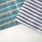 High performance 2019 Top quality Fabric Linen Fabric STRIPE WITH METAL LUREX for sofa tablecloth cushion garment