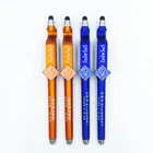 Promotion custom logo Plastic Touch Screen Gel ink Pen Phone holder Pen Mobile Stylus Gel Pen