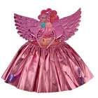 OEM logo imprint high quality devil design shield costumes for halloween tutu dress for party girl tutu skirt