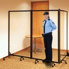 Nail Table Factory Custom Panel Room Divider Curtain Acrylic Screen Nail Table Transparent Plexiglass Sneeze Guards