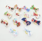 Handmade Christmas Dogs Bow Festival Grooming Bows For Dogs Pet Jewelry Accessories Wholesale