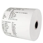 China Manufacturer Free Sample 55gsm 48gsm 65gsm 3 1/8" x 230' Thermal Credit Card Paper Rolls 80 x 80 mm