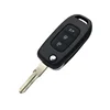 3 Button Flip Folding Remote Smart Car Key Shell Fob Cover Blank Case For Renault XP Megan