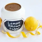 Private Label Organic Natural Whitening Lemon Brown Sugar Face Scrub For Exfoliating Facial