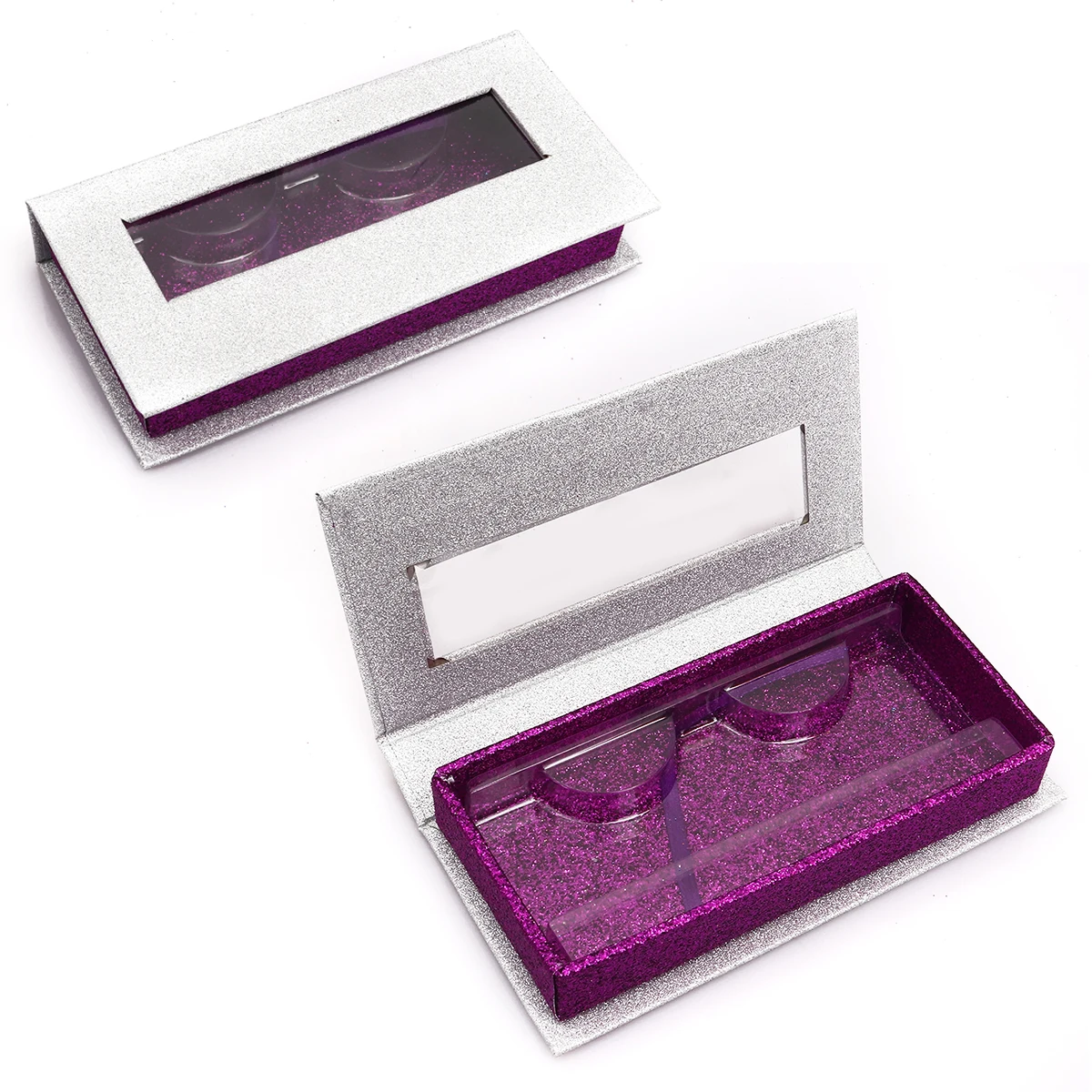 cheap eyelash cardboard empty eyelash box, empty packaging