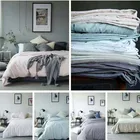 BCI cotton/French linen bedding set, bedding comforter sets, natural color bedding set