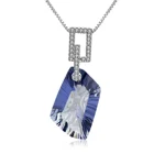Best Design Blue Mystic Quartz Pendant Necklace 925 Sterling Silver Crystal Custom Pendant For Women Gift