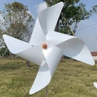 white color pinwheel event garden decoration kids toys