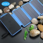 Foldable Wireless Charger Solar Power Bank Universal Solar Powerbank 30000Mah Portable Solar Phone Charger