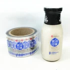 Oem Low MOQ Custom Waterproof Printing Roll Transparent Stickers,Adhesive Gold Foil Stamping Label Maker