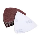80mm Aluminum Oxide Hook Loop Sand Paper Abrasive Waterproof Glass Sanding Paper For Polishing Grit 40 60 80 120 180 240