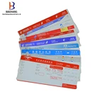 Factory custom airline boarding pass, paper airline ticket printing