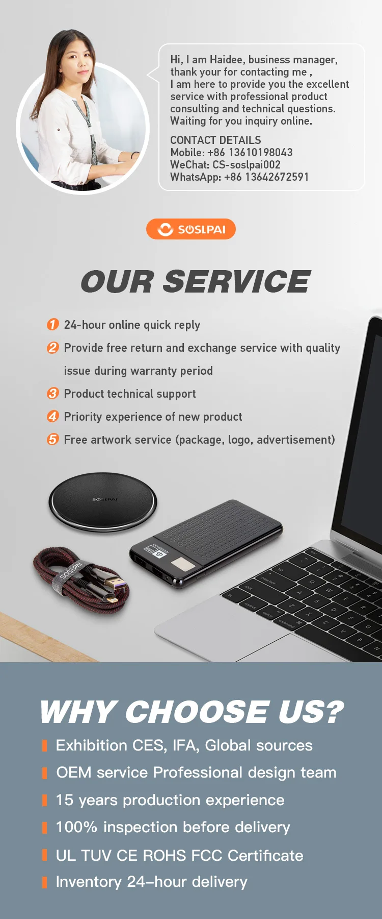 Latest design high quality Dual USB Power Bank DC 5V 2A 10000mAh christmas gift power bank with LCD display - ANKUX.COM