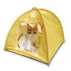 Cats Fold Pet Tent With Dots Pet Tent Bed Waterproof Pet Tent